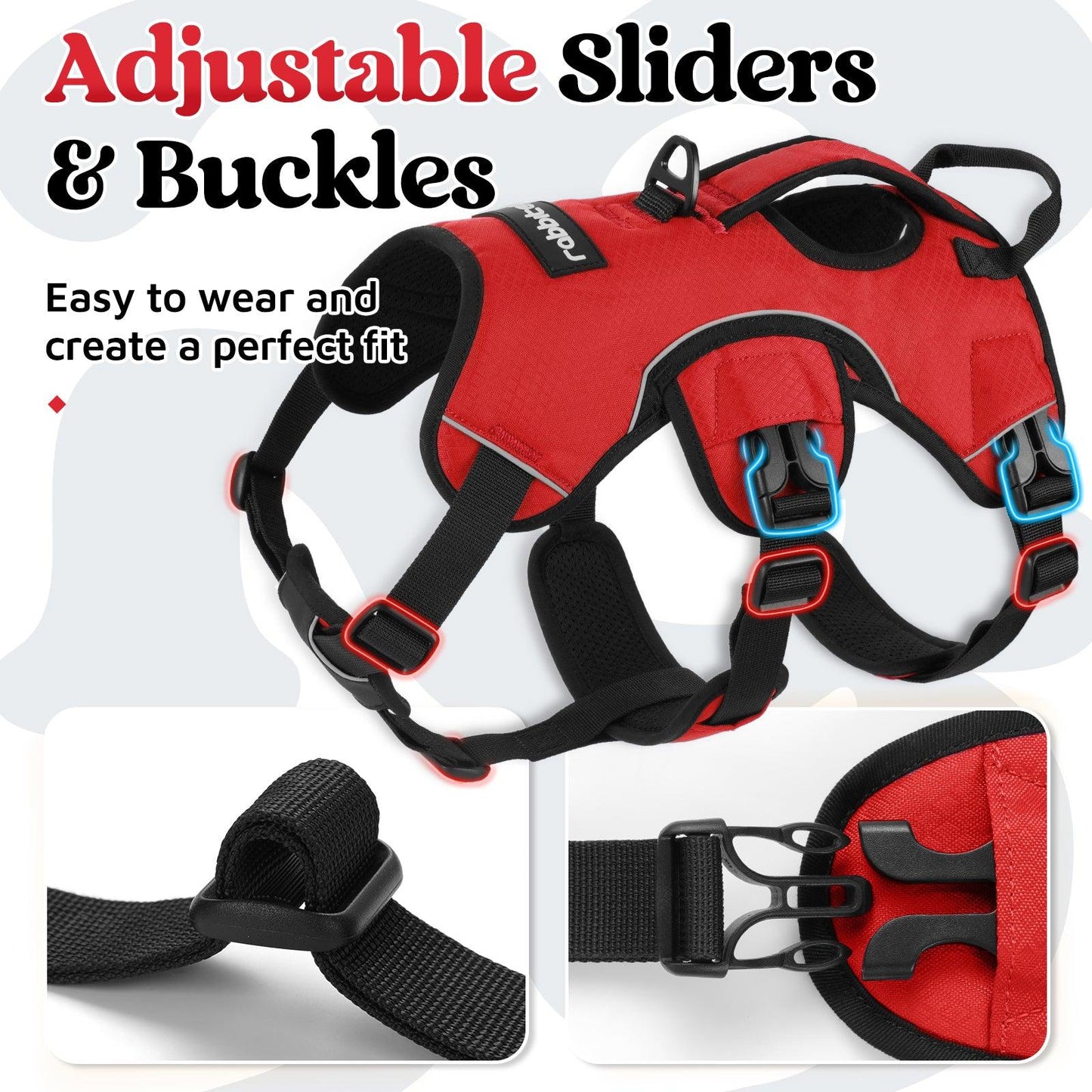 Lift Assist Large Dog Harness with Handle