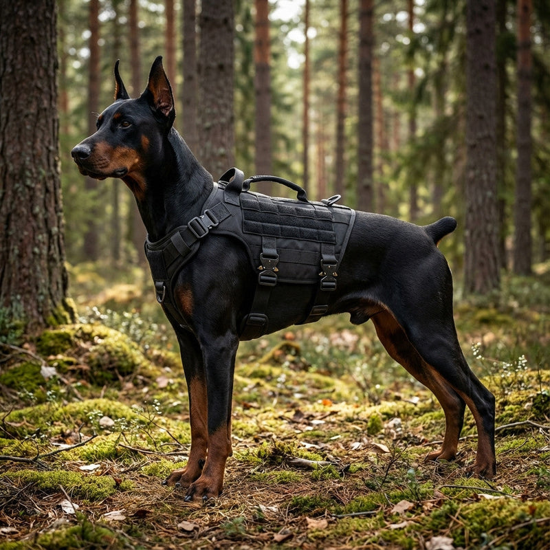 Tactical dog harness