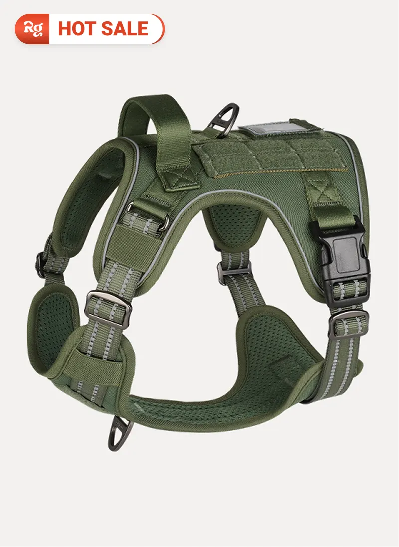 Solid Escape Proof Tactical Dog Vest Harness