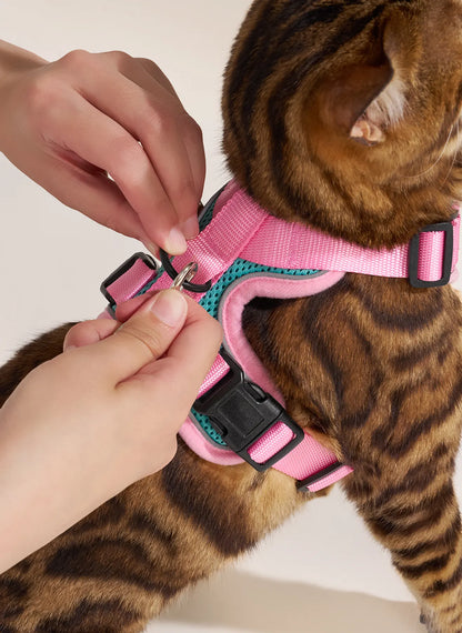 Rabbitgoo Fusion Adjustable cat harness and leash set