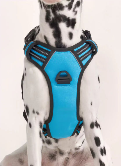 Uplift Pro Adjustable Dog Harness with Neck Buckle-5 #Blue