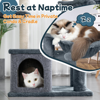 Rabbitgoo  33" Cat Tree for Indoor Kittens