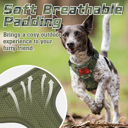 Camo Escape Proof Tactical Dog Harness