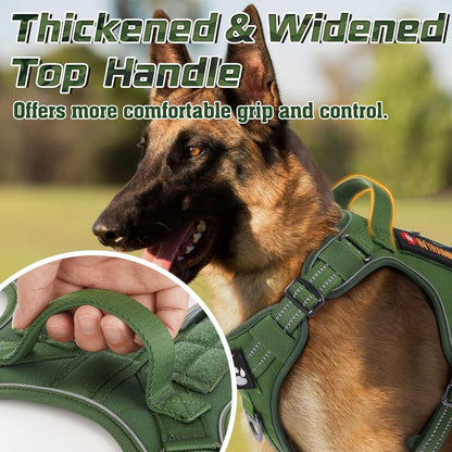 Solid Escape Proof Tactical Dog Vest Harness