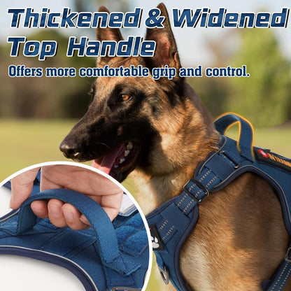Solid Escape Proof Tactical Dog Vest Harness