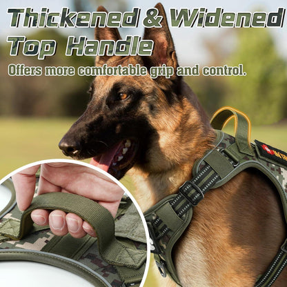 Camo Escape Proof Tactical Dog Harness
