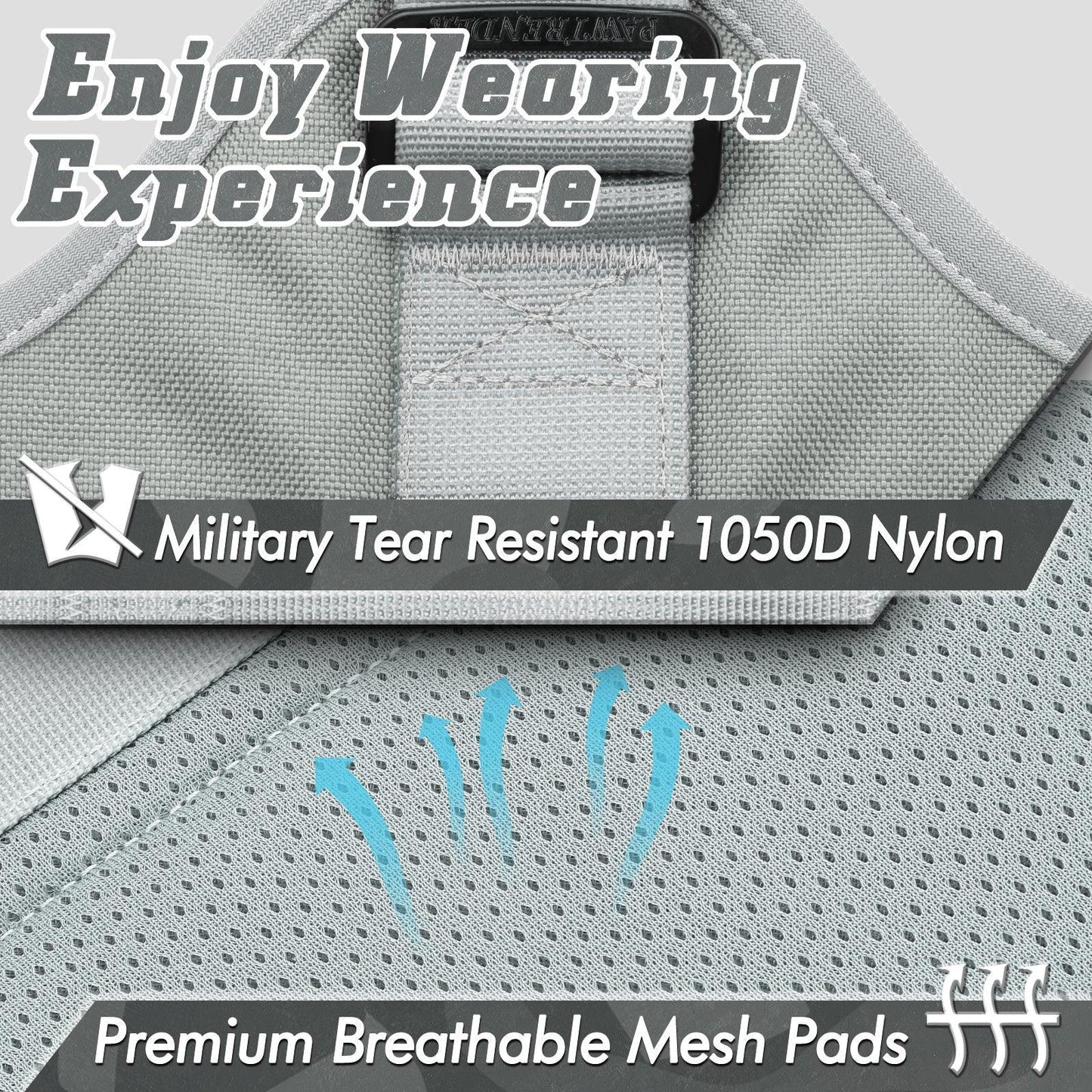 PAWTRENDER Mega Tactical Dog Harness