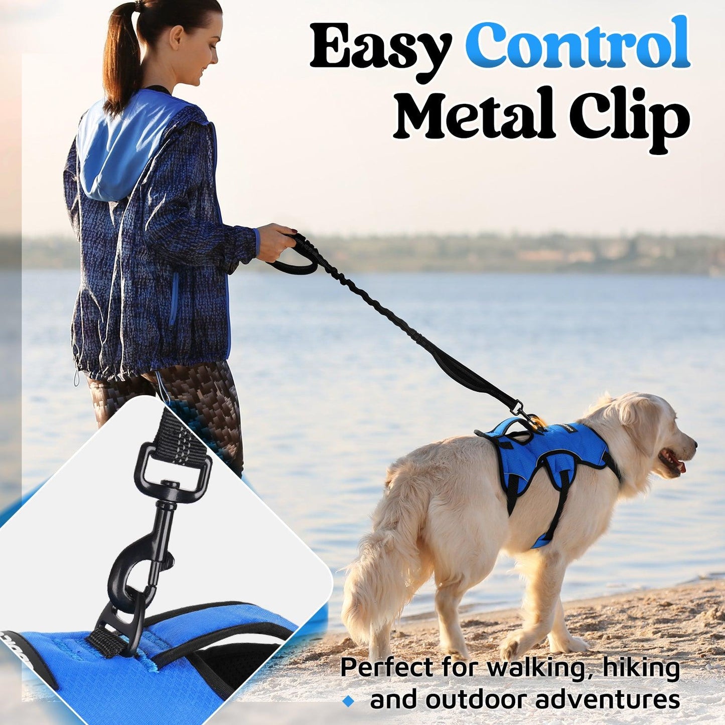 Lift Assist Large Dog Harness with Handle