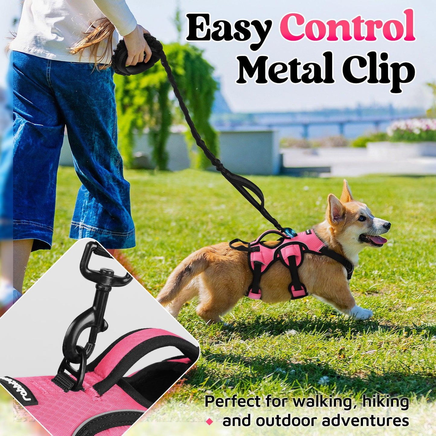 Lift Assist Large Dog Harness with Handle
