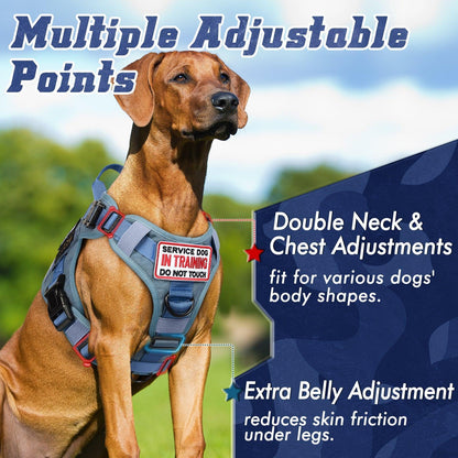 PAWTRENDER Mega Tactical Dog Harness