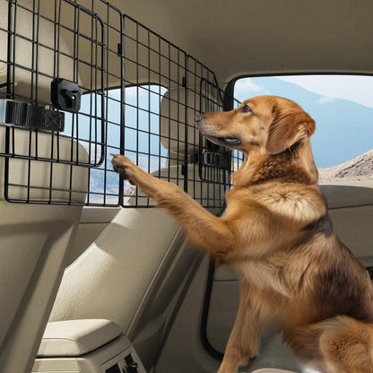 Rabbitgoo Triple Folding Adjustable Dog Car Barrier