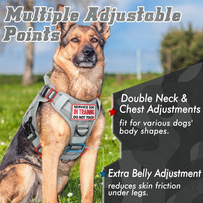 PAWTRENDER Mega Tactical Dog Harness