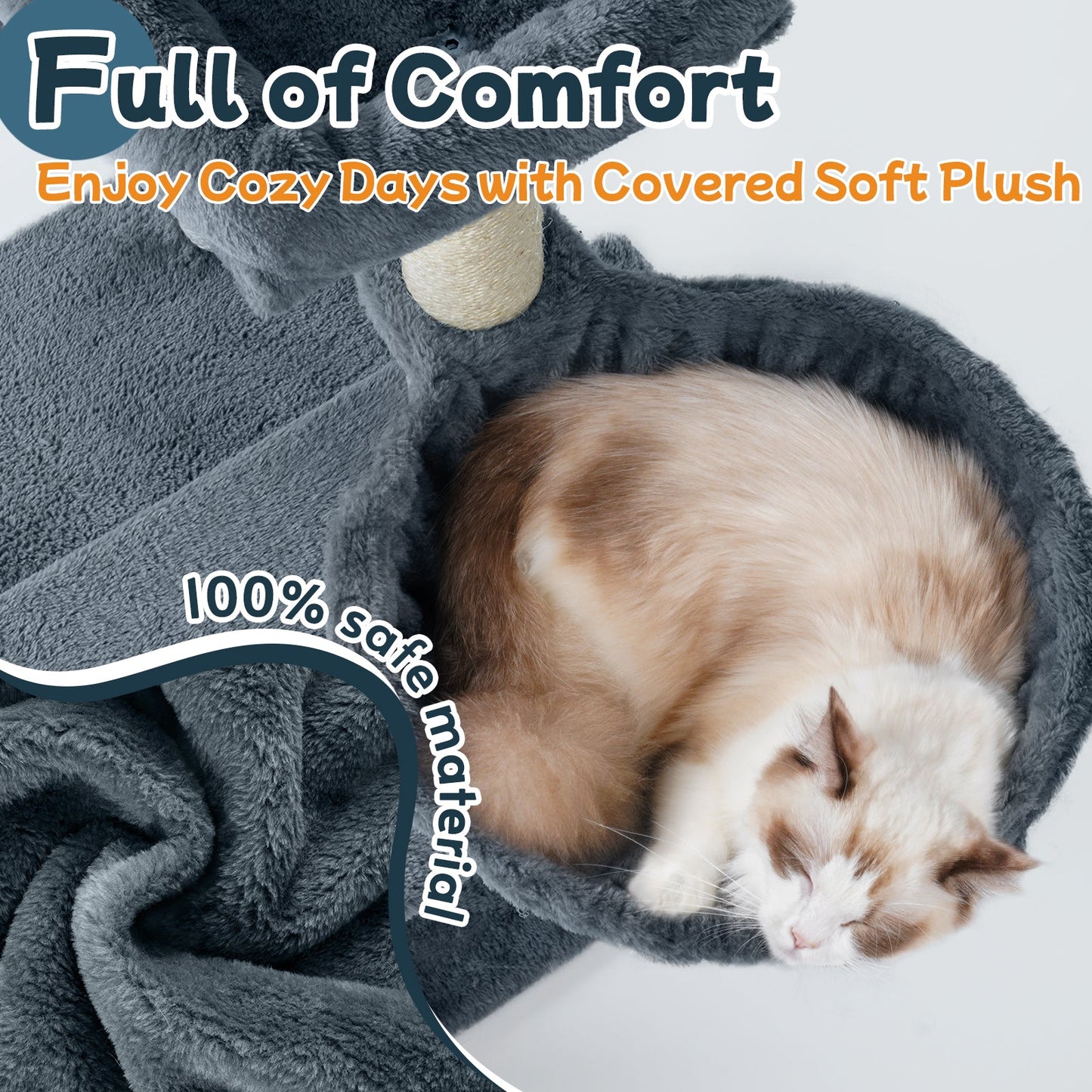 Rabbitgoo  33" Cat Tree for Indoor Kittens