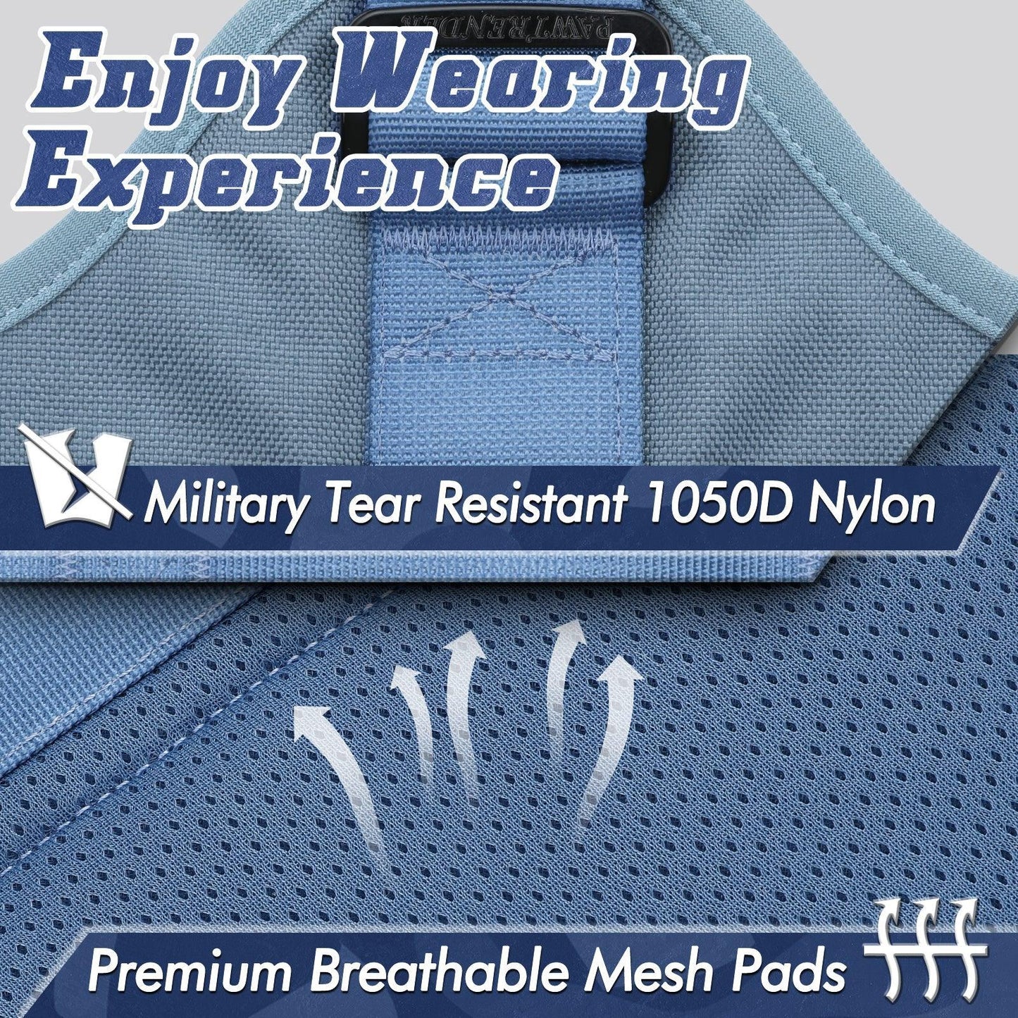 PAWTRENDER Mega Tactical Dog Harness