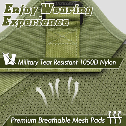 PAWTRENDER Mega Tactical Dog Harness