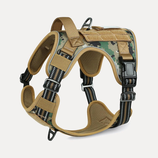 Camo Escape Proof Tactical Dog Harness