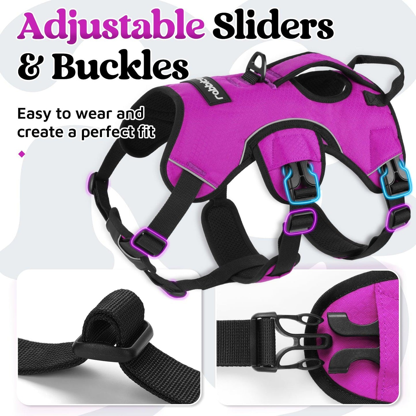 Lift Assist Large Dog Harness with Handle