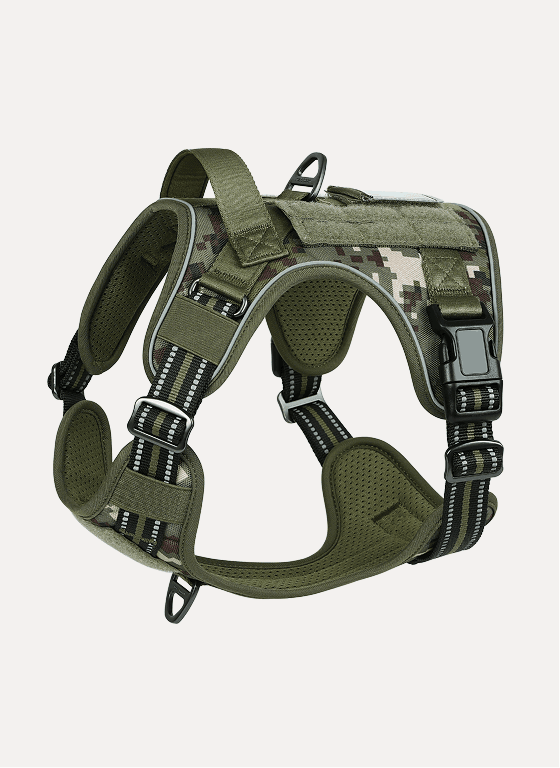 Camo Escape Proof Tactical Dog Harness