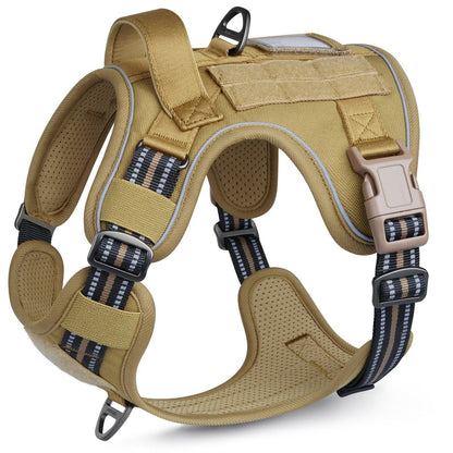 Solid Escape Proof Tactical Dog Vest Harness