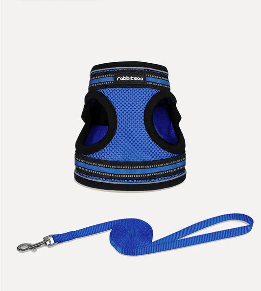 Escape Proof Cat Harness and Leash Set_1 #blue