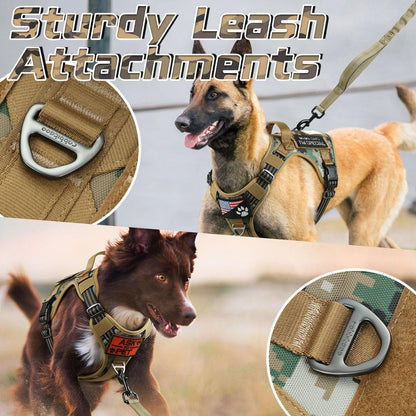 Camo Escape Proof Tactical Dog Harness