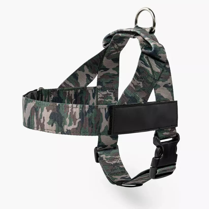 Puppioo Classic No Pull Harness #green camo