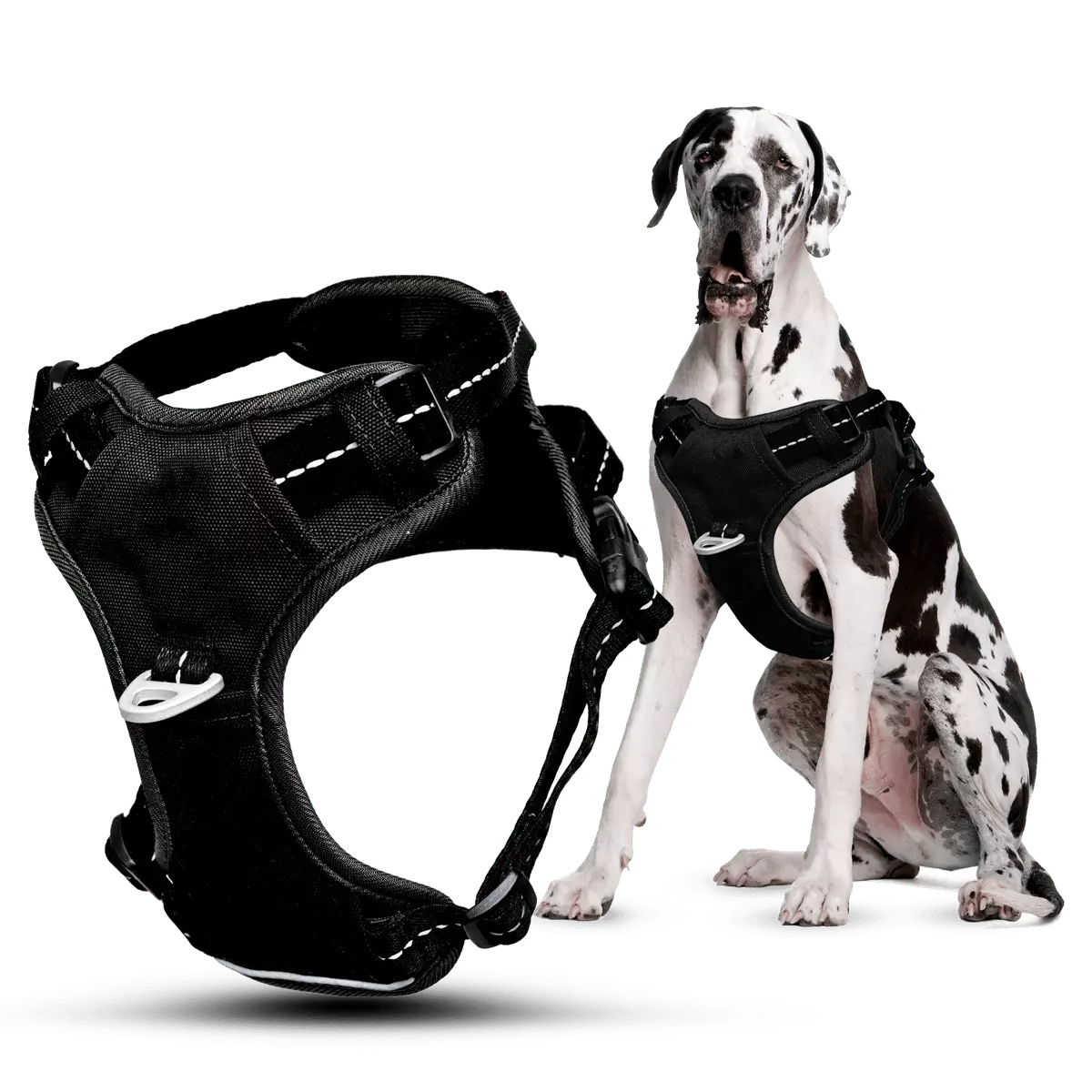 Puppioo Essentia No Pull Harness #black