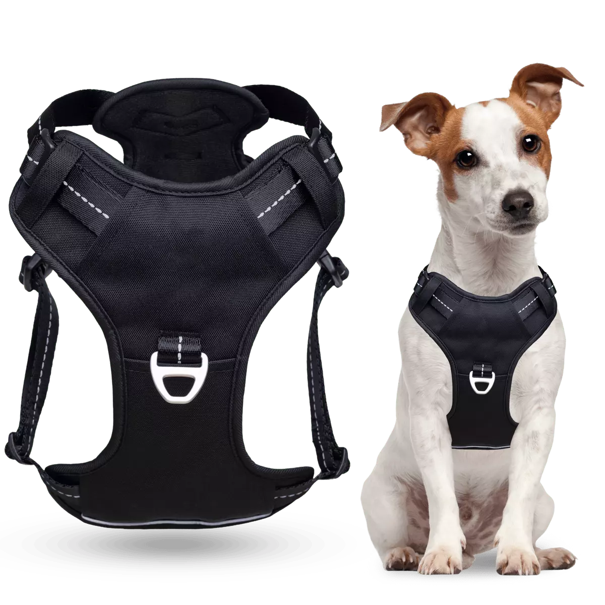 Puppioo Essentia No Pull Harness #black
