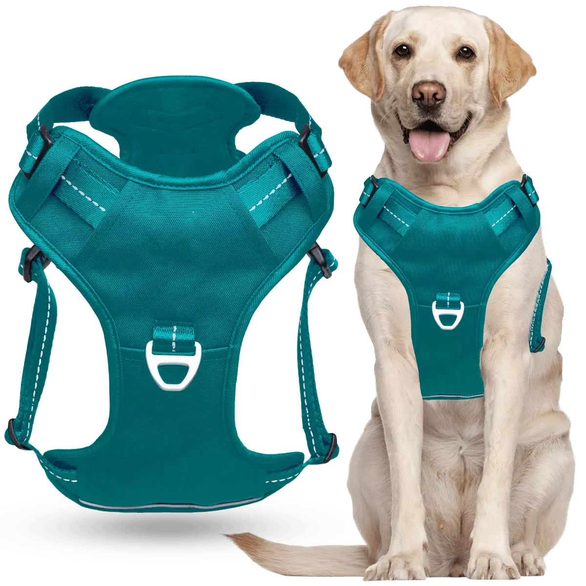 Puppioo Essentia No Pull Harness #teal