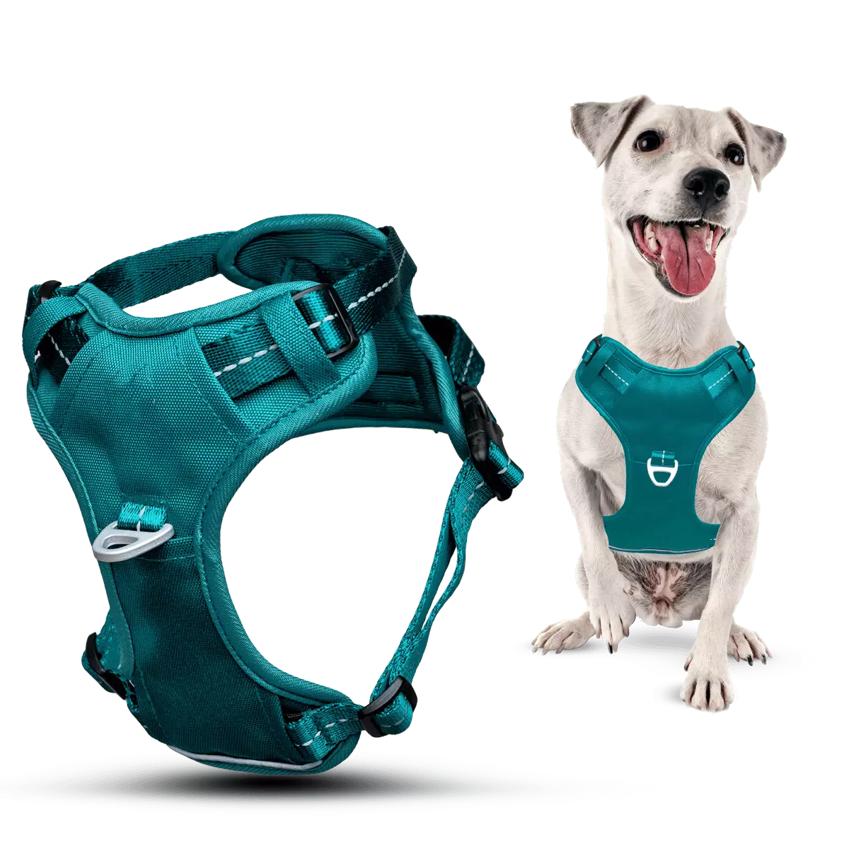 Puppioo Essentia No Pull Harness #teal